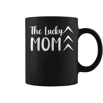 The Lucky Mom Down Syndrome Awareness Three Arrow 21 Coffee Mug | Mazezy