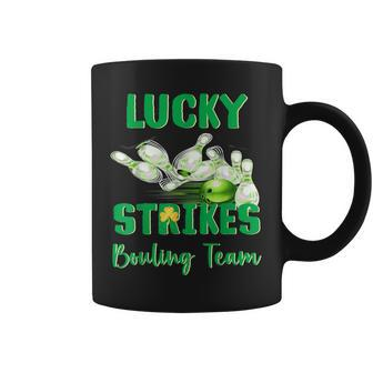 Lucky Strikes Matching Bowling Team St Patrick's Day Coffee Mug - Thegiftio UK