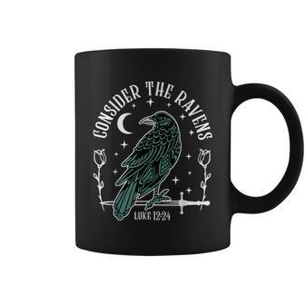 Luke Consider The Raven Coffee Mug - Monsterry