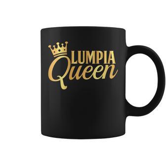 Lumpia Queen Filipino Food Pinoy Pride Girls Coffee Mug - Monsterry AU