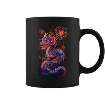 Lunar Chinese New Year 2024 Year Of The Dragon 2024 Coffee Mug - Monsterry AU