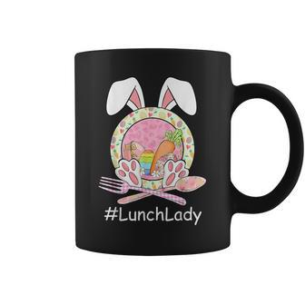 Lunch Lady Happy Easter Bunny Ears Rabbit Cafeteria Worker Coffee Mug - Thegiftio UK