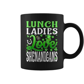 Lunch Lady Love Shenanigans St Patrick's Day Coffee Mug - Seseable