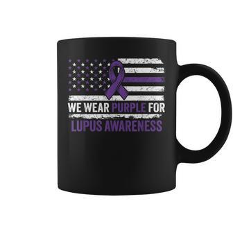 Lupus Awareness We Wear Purple For Lupus Awareness Coffee Mug - Monsterry CA