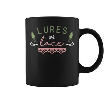Lures Or Lace Fishing Pregnancy Gender Reveal T Coffee Mug - Monsterry UK