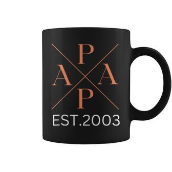 Lustiger Papa Est 2003 Papa Seit 2003 Papa 2003 Tassen - Geschenkecke