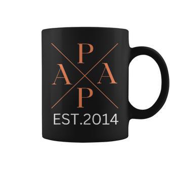 Lustiger Papa Est 2014 Papa Seit 2014 Papa 2014 Tassen - Geschenkecke