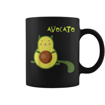 Lustiges Avocato-Katzen Tassen, Wortspiel Design - Seseable