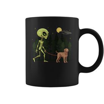 Lustiges Ww-Alien Walking Ufo Hund Mama Papa Tassen - Geschenkecke