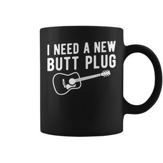Luthier Guitar Builder Butt Plug Stringed Instrument Coffee Mug - Monsterry UK