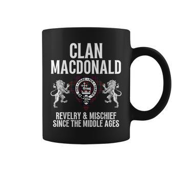 Macdonald Clan Scottish Name Coat Of Arms Tartan Family Coffee Mug - Seseable
