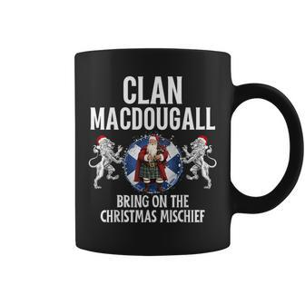Macdougall Clan Christmas Scottish Family Name Party Coffee Mug - Seseable