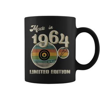 Made In 1964 Limited Edition Retro Vinyl 60Th Birthday Coffee Mug - Thegiftio UK