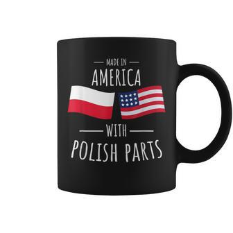 Made In America With Polish Parts Polish American Coffee Mug - Monsterry DE