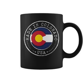 Made In Colorado State Flag Co Coffee Mug | Mazezy