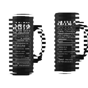Madrina Datos De Nutrición Regalo Divertido Para Madrina Cuello Taza de café - Regaloses