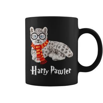 Magic Snow Leopard Harry Pawter Coffee Mug - Monsterry