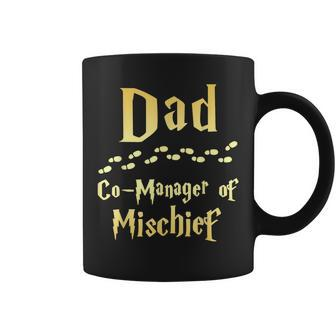 Magical Dad Manager Of Mischief Birthday Family Matching Coffee Mug | Mazezy