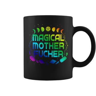 Magical Mother Fucker Moon Cycle Witches Crystals Coffee Mug - Monsterry DE