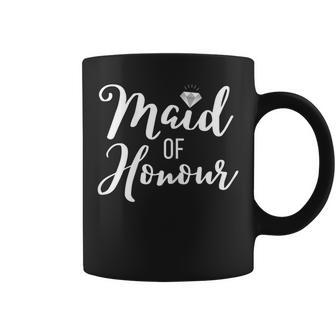 Maid Of Honour Team Bride Hen Do Wedding Bridal Party Coffee Mug - Seseable