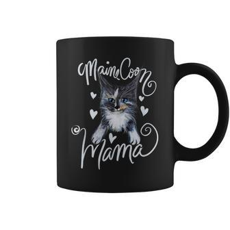 Maine Coon Mama Cute Dilute Calico Coffee Mug - Monsterry UK