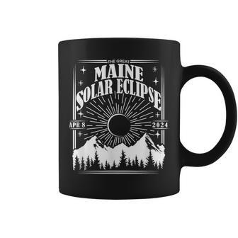Maine Total Solar Eclipse 2024 Astrology Event Coffee Mug - Monsterry UK