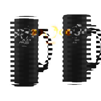 Maine Total Solar Eclipse April 8 2024 Coffee Mug | Mazezy