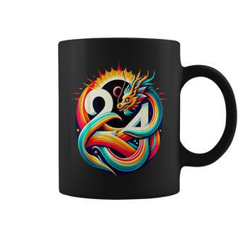Majestic 2024 Solar Eclipse In The Year Of The Dragon Coffee Mug - Seseable
