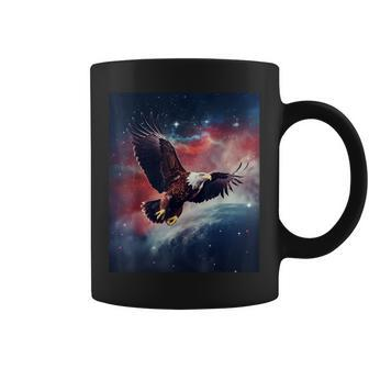 Majestic Flying American Bald Eagle Photo Portrait Coffee Mug - Thegiftio UK