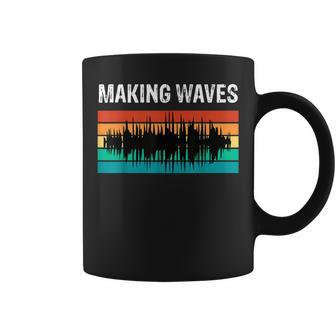 Making Sound Waves Beats Beat Makers Music Producer Coffee Mug - Monsterry