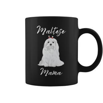 Maltese Mama Maltese Maltese Dogs Cute Women's Maltese Coffee Mug | Mazezy