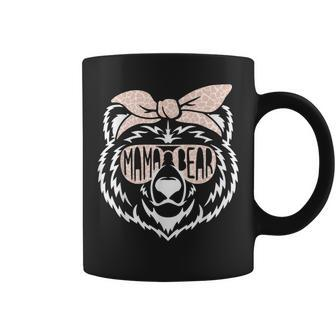 Mama Bear Face Sunglasses Mother Mom Mommy Mother's Day Coffee Mug - Monsterry DE