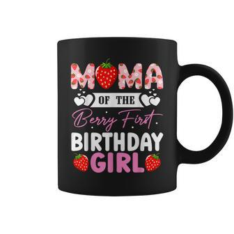 Mama Of The Berry First Birthday Girl Sweet Strawberry Coffee Mug - Seseable