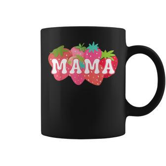 Mama Of The Berry First Birthday Strawberry Matching Couple Coffee Mug - Monsterry DE