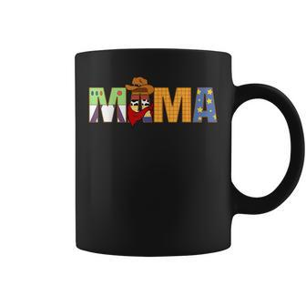 Mama Birthday Boy Western Rodeo Family Party Decorations Coffee Mug | Mazezy