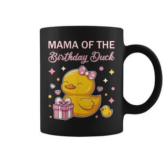 Mama Of The Birthday Duck Christmas Anime Party Outfit Coffee Mug - Monsterry DE