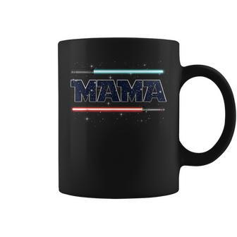 Mama Birthday Galaxy Space Mom And Dad Family Party Decor Coffee Mug - Thegiftio UK