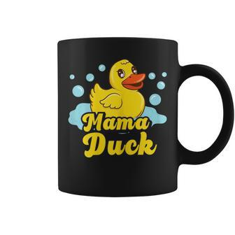 Mama Duck Mommy Duck Matching Family Rubber Duck Coffee Mug - Monsterry DE