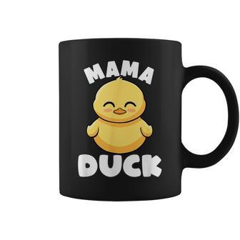 Mama Duck Mama I Love Ducks Lady Lover Rubber Duck Coffee Mug - Monsterry