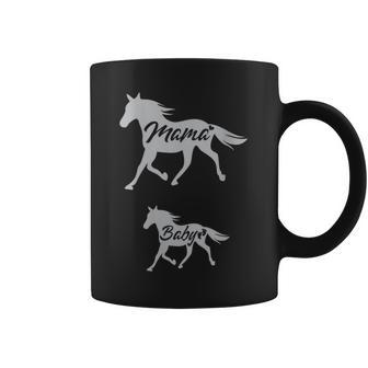 Mama Horse Pregnancy Announcement For Women Coffee Mug - Monsterry UK