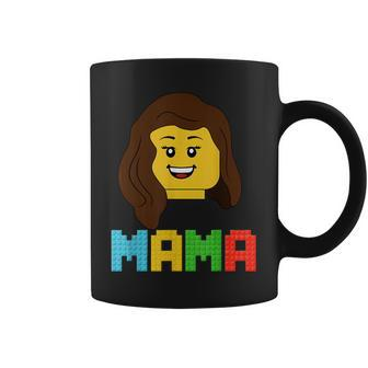 Mama Master Builder Building Bricks Blocks Matching Family Coffee Mug - Monsterry CA