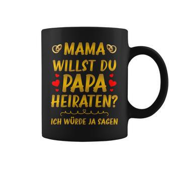 Mama Willst Du Papa Heiraten Hochzeitsantrag Heiratsantrag Tassen - Geschenkecke