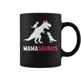 Mamasaurus 2 Kinder Für Mama Zum Muttertag Weihnachten Tassen - Geschenkecke