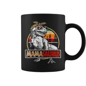 Mamasaurus T-Rex Dinosaur Mama For Mom Coffee Mug - Seseable