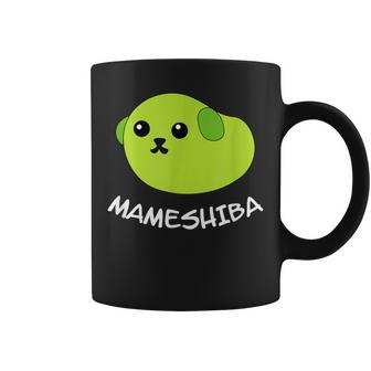 Mameshiba Edamame Bean Dog With Cute Grean Pea Coffee Mug - Monsterry