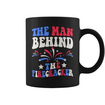 The Man Behind The Firecracker 4Th Of July Gender Reveal Dad Coffee Mug - Monsterry AU