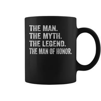 Man Of Honor Wedding Bridal Party Bridesman Proposal Coffee Mug - Monsterry