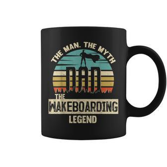 Man Myth Legend Dad Wakeboarding Coffee Mug - Monsterry UK