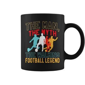 The Man The Myth The Walking Football Legend Football Coffee Mug - Thegiftio UK
