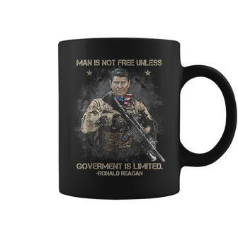 Man Is Not Free Unless Government Is Limited Coffee Mug - Monsterry AU